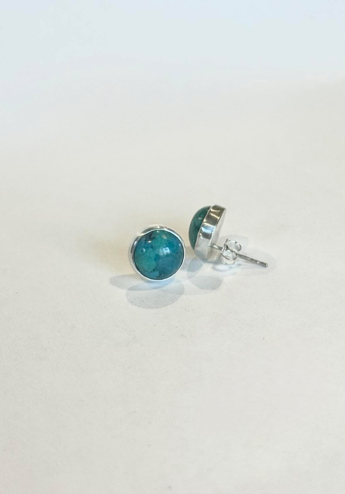Turquoise Stone Studs