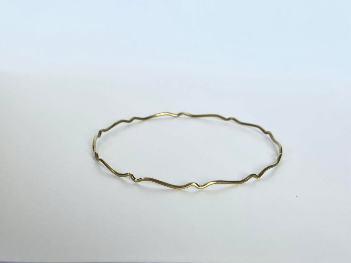 Empress 2 – Handcrafted Brass Bangle | Prickleberry Lane