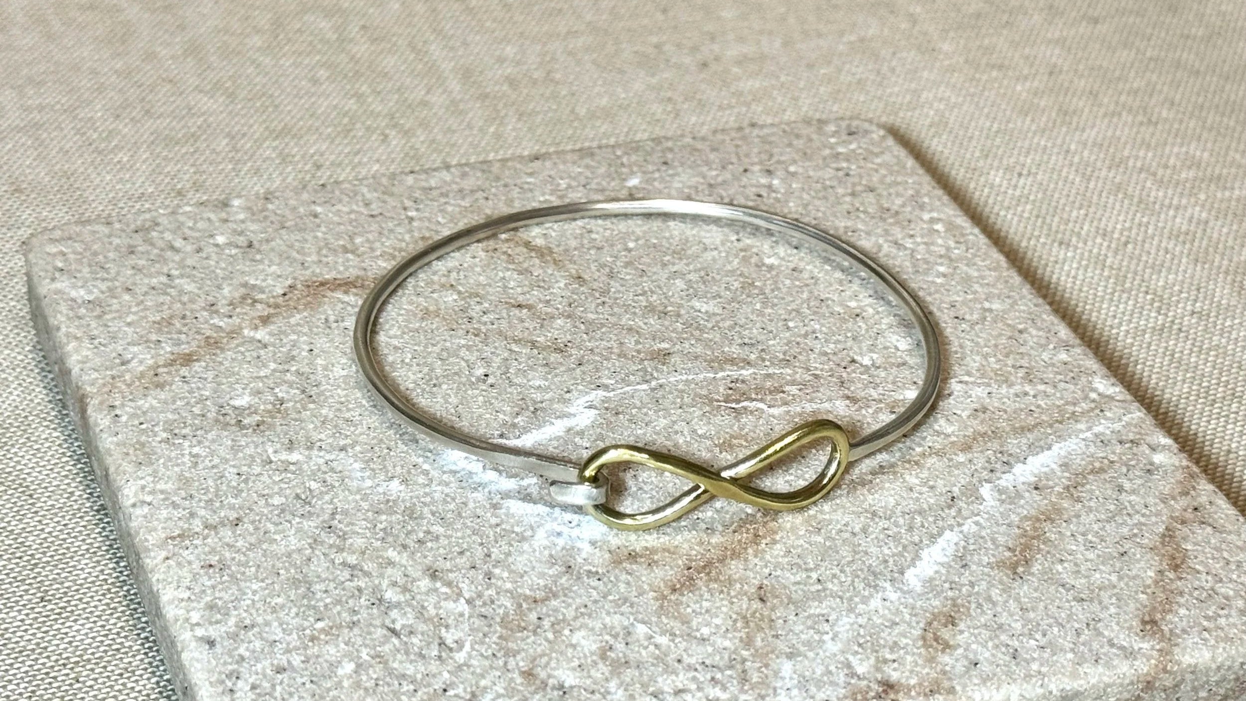 Infinity Hook/Latch Bangle