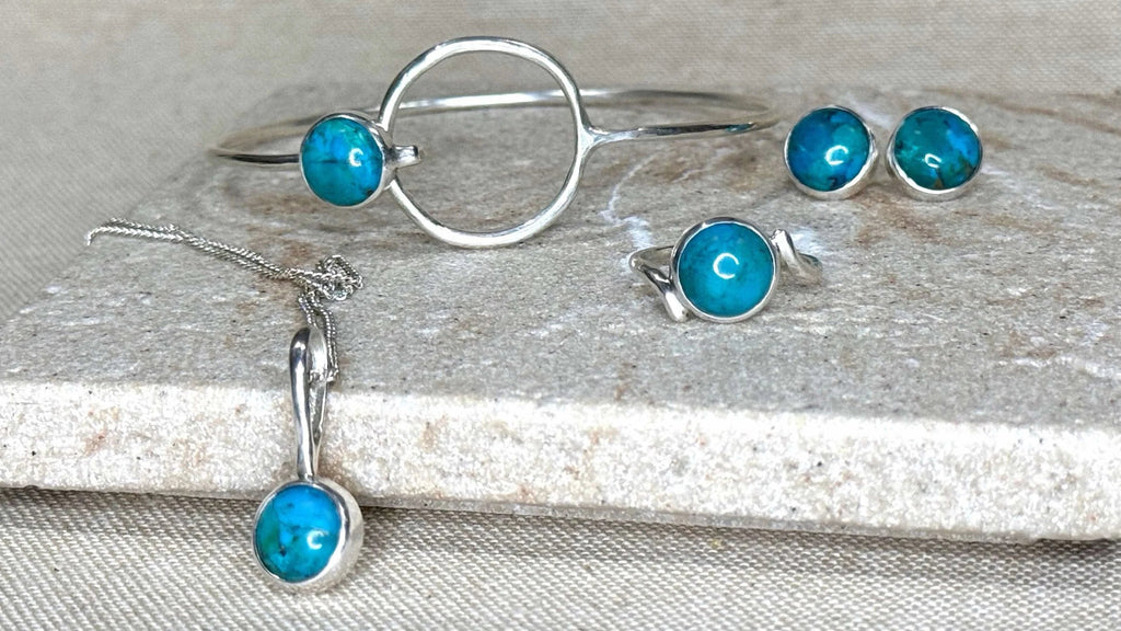 Turquoise Stone Studs