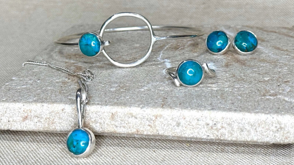 Turquoise Stone Drop Pendant