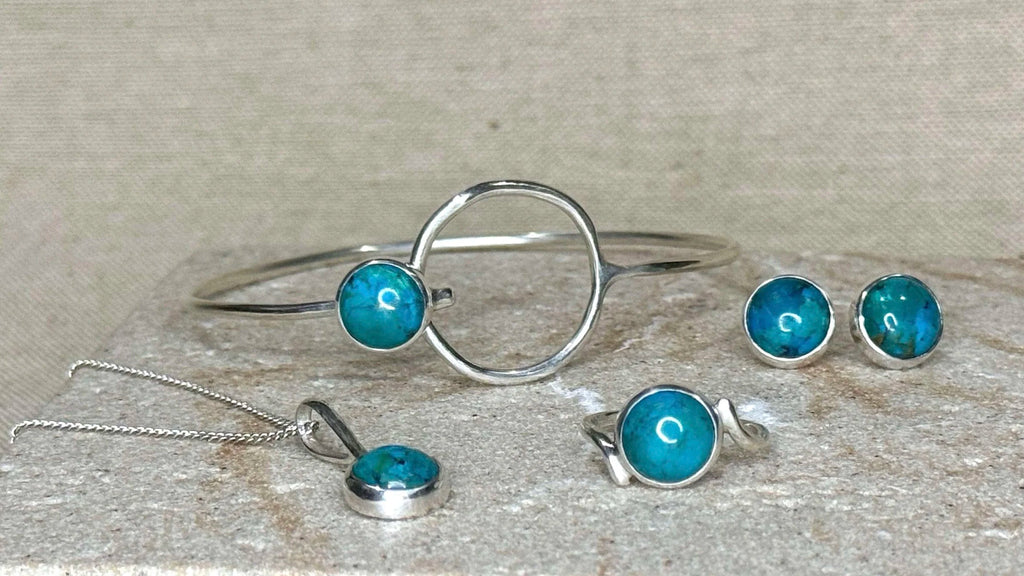 Turquoise Stone Drop Pendant