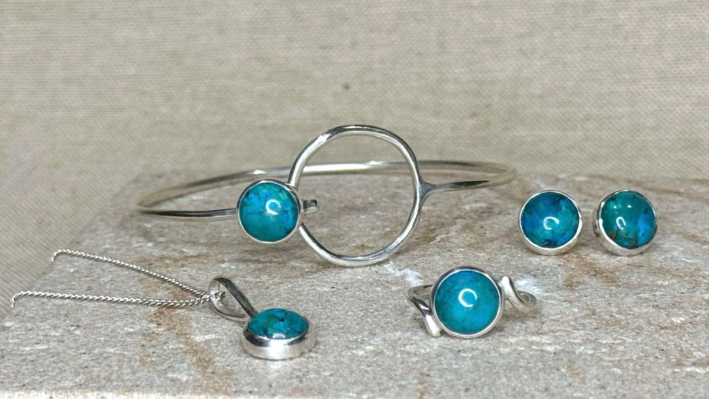 Turquoise Stone Studs