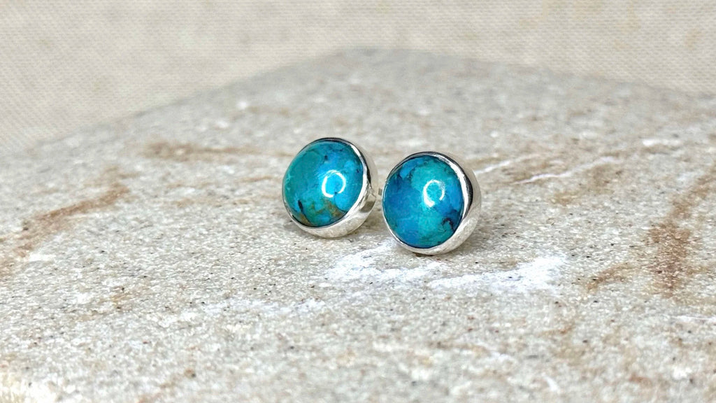 Turquoise Stone Studs