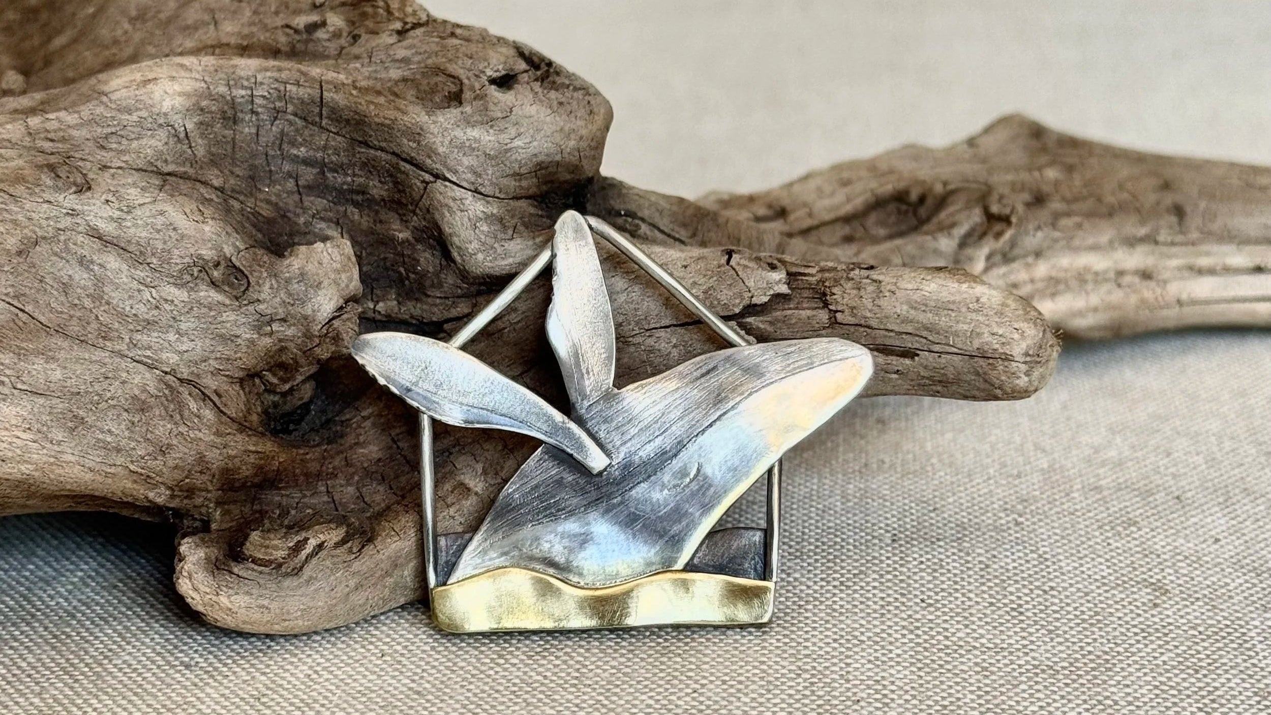 Whale Brooch